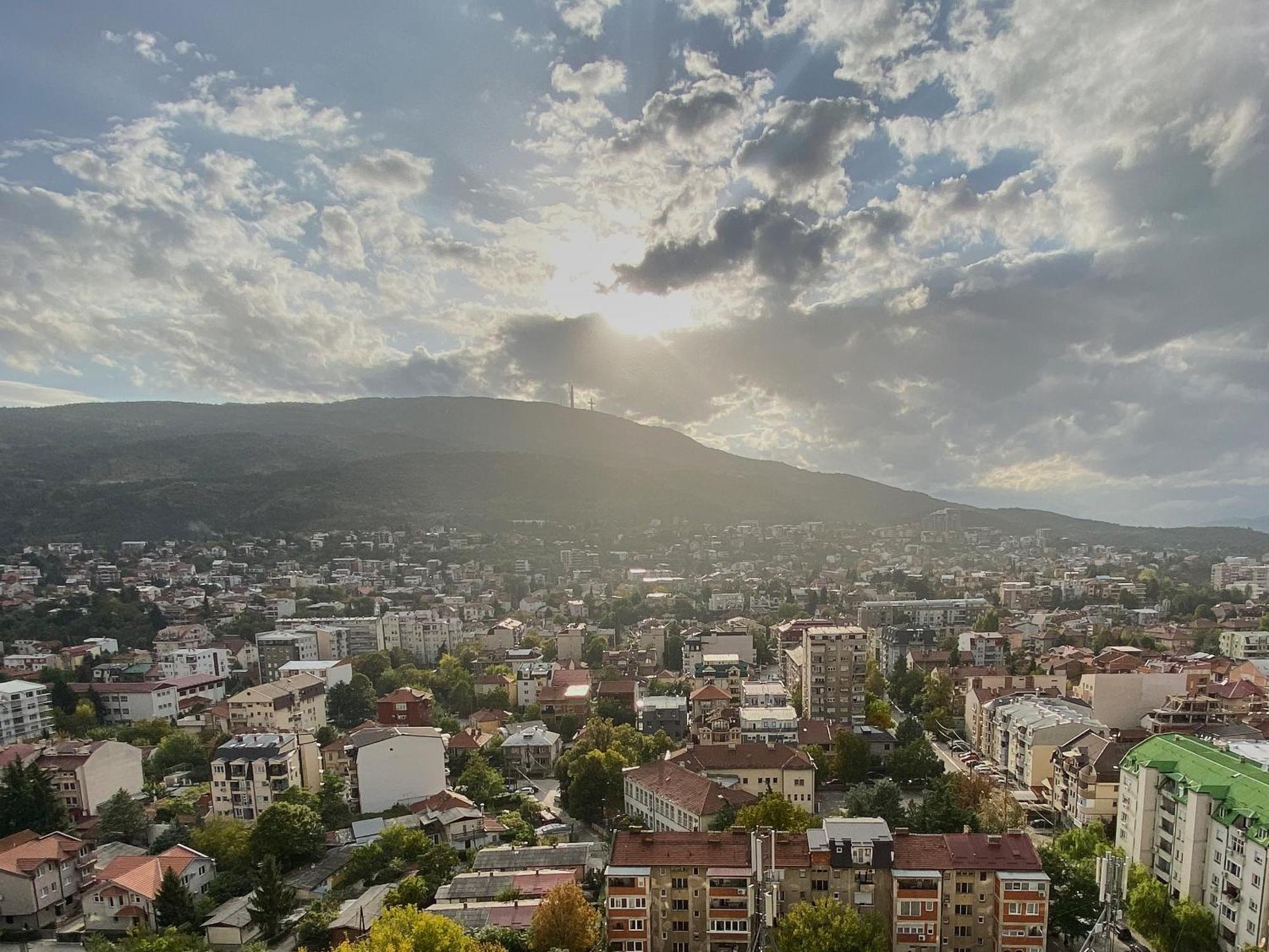 Stylish Studio, Skopje Centre - Private Parking - Panoramic Views Экстерьер фото